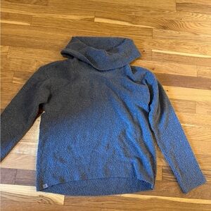 Barefoot Dreams Gray Cowl Neck Sweater